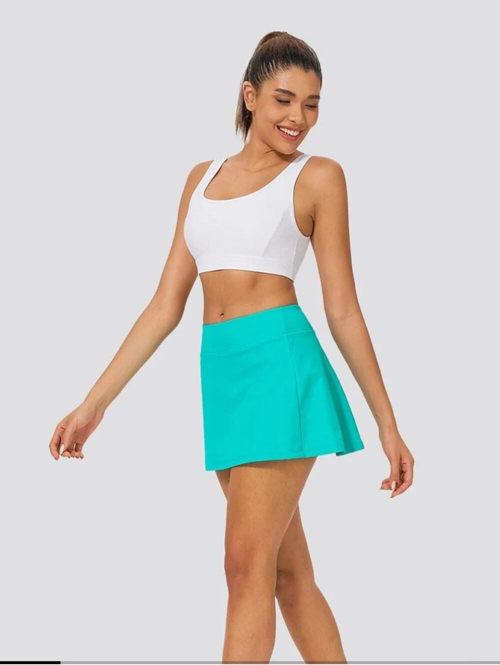 Stelle CourtChic A-Line Tennis Pickleball Skirt Skort